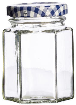 Kilner Einmachglas 6-eckig mit Drehverschluss Glas 110 ml