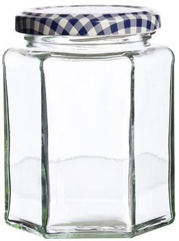 Kilner Einkochglas 6-eckig mit Drehverschluss Glas 280 ml