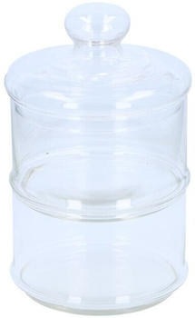 Alpina 2 Stapelbare Vorratsdosen - Glas - Transparent