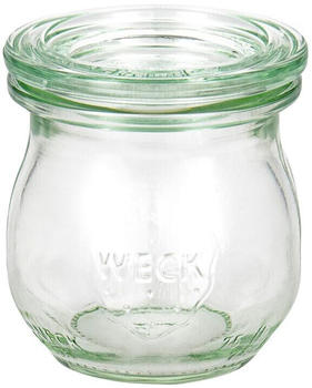 Weck Rundrandglas Tulpe 75ml mit Deckel 40mm