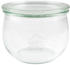 Weck Einkochgläser Tulpenform 0,5 L 6 Stk Einweckgläser, Rundrandglas mit Deckel