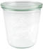 Weck Einkochglas 290 ml 6 St. Rundrandglas Einweckglas + Deckel, Gummi, Klammern