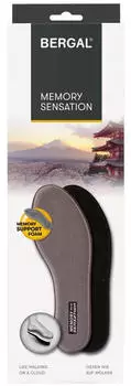 Bergal Sensation Einlegesohle mit Memory Support Foam (SOL-7043) grau