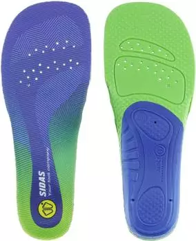 Sidas Run+ Slim Einlegesohlen blau/grün