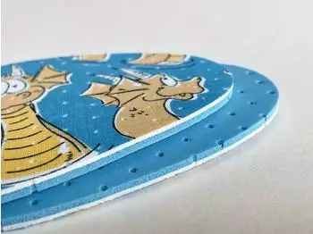 Pedag Soft Kids Latex Foam Einlegesohle (105) blau