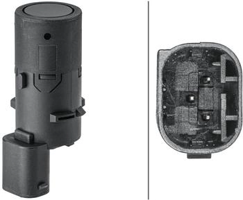 Hella Parksensor, Einparkhilfe 3-polig gesteckt überlackierbar (6PX 358 141-731)