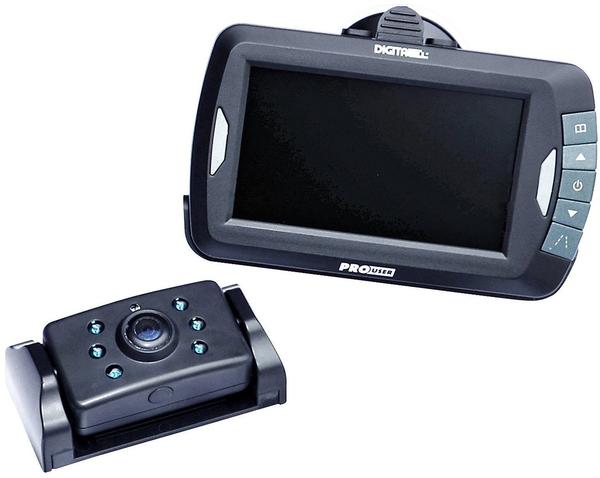 ProUser DRC 4310 Rückfahrkamera (Farbkamera mit Halterung; Monitor mit Befestigungsfuß; Anschlusskabel; Montagematerial) schwarz