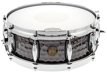 Gretsch Full Range Hammered Black Steel Snare 5.5" x 14"