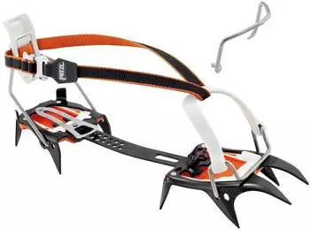 Petzl Irvis Flexlock Steigeisen schwarz/orange (U006BA00)