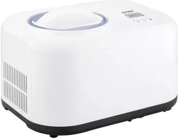 ProfiCook PC ICM 1268 IJsmachine en yoghurtmaker, ijs in 20 minuten, voor maximaal 1500 ml, ijsmachine met compressor, voor ijs en frozen yoghurt, inclusief receptsuggesties, spatel en maatbeker