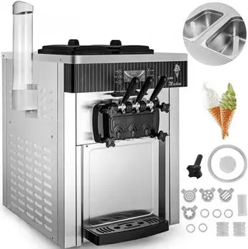 VEVOR Speiseeisbereiter 2200 W, 2 x 6 L