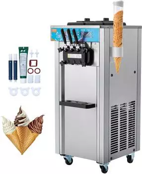 VEVOR Commercial Ice Cream Machine 6L*2