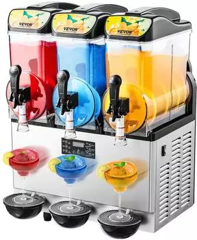 VEVOR Gewerbliche Slush Eis Maschine 45 l f&uuml;r 180 Tassen