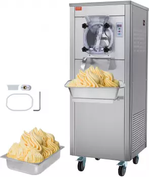 VEVOR Kommerzielle Eismaschine 18 L/H - BQL-128YH