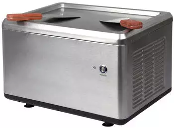 Zoomyo Roll-Eis-Maschine silber