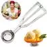 Relaxdays Eisportionierer Edelstahl 53mm, 4er-Set