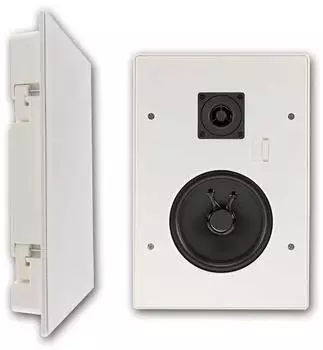 ChiliTec CTE-34E Einbaulautsprecher 2-Wege, eckig, wei&szlig;, 120W (22171)
