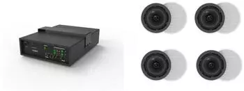 VivoLink Audiopack Subwoofer 8" 50W + 4 Deckenlautsprecher (AUDIOPACK4)