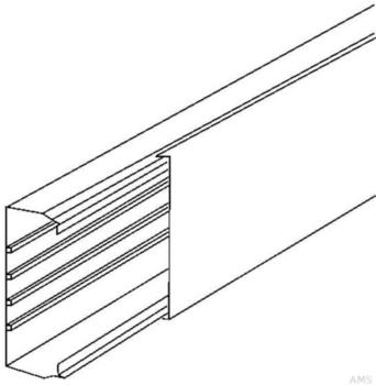 HKL Kanal reinweiß (rws) 60x130 RAL9010 HKL60130.3 (2 m)