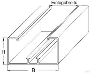 Gewiss BR-Kanal Unterteil 70x100/80 reinweiß (rws) NP52007