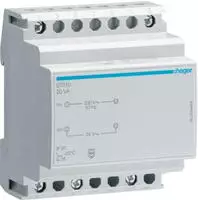 Sicherheitstrafo 230V/24V, 20VA, 4PLE ST310 3250615512246 Hager