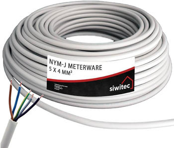 siwitec NYM-Kabel NYM-J 5x4 5 m