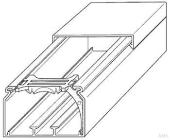 Gewiss FB-Kanal 60x100, reinwei&szlig; (rws) NP50002