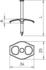 OBO Bettermann Nagel-Fix 3x40 mm (2222833)