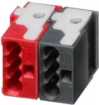 MDT KNX-Busanschlussklemme dunkelgrau/rot (ZBUSKLE)