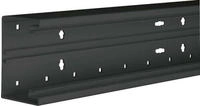Hager BR6510019011 Unterteil frontrast. PVC Obert. 80mm graphitschwarz - 2 1
