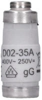 Hager Sicherungseinsatz D02 E18 LE1835 35A 400V gG m.Kennmelder (Inhalt 1 St&uuml;ck)