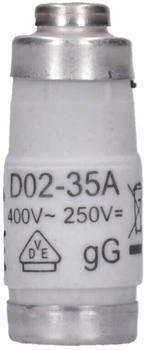 Hager D02-Sicherung LE1835 3E18 35A 400V gG mit Melder (LE1835)