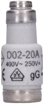 Hager Sicherung D02 E18 20A 400V gG mit Melder (LE1820)