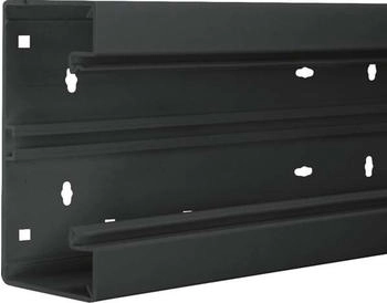 Hager TEHALIT Ger&auml;teeinbaukanal Kst 170x65mm gra/sw unbeh (BR6517019011)