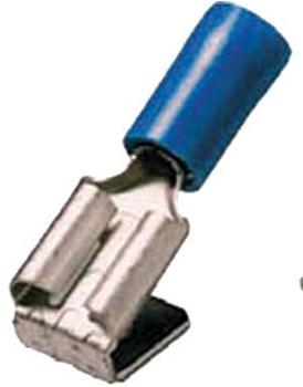 Intercable ICIQ2FHA isolierter Steckverteiler 1,5-2,5mm² 6,3x0,8mm blau 100 Stück (180903)