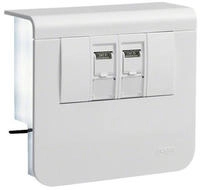 Ger&auml;tetraeger SL200559079016 Data 2xCat.6A 20x55mm vw (SL200559079016)