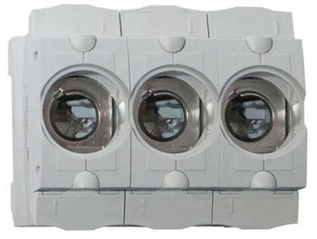 Mersen Neozed Sicherungssockel D02 63A 3-polig mit Abdeckung (04735.000000)