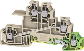 Weidmüller WDL 2.5/S/L/L/PE Verteilerklemme Dunkelbeige (1031100000)