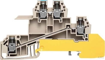 Weidmüller WDL 2.5/S/N/L/PE Dreileiter-Verteilerklemme beige (1030700000)