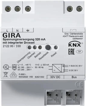 Gira KNX Spannungsversorgung 320 mA mit integrierter Drossel REG (212200)