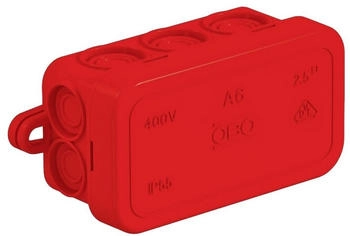 OBO Bettermann Kabelabzweigkasten A 6 HF RO rot (2000003)
