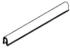 OBO Bettermann KSB 2 PVC Kantenschutz für Bleche, 10 m, Schwarz (6072909)