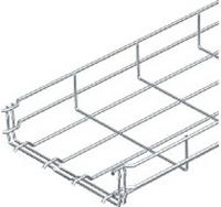 Obo Bettermann Gitterrinne Grm 55x200x3000 Stahl Galvanisch Verzinkt, 3 Meter,
