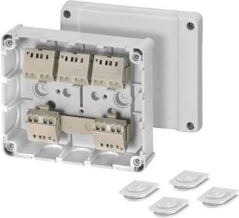 Hensel Kabelabzweigkasten mit FIXCONNECT Steckklemmen grau (DPC 9225)