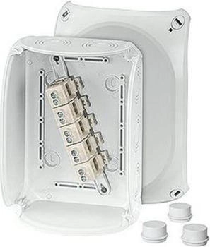 Hensel Kabelabzweigkasten 2,5-10qmm 3phasig, 16qmm 1phasig, 5polig (DK 1610 G/62000013)