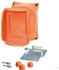Hensel Kabelabzweigkasten 1,5-4 mm², 5-polig, Thermoplast, Orange IP65/IP66 (FK 0404/62000181)