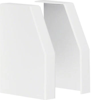 Hager Endst&uuml;ck Paar f&uuml;r Rangierkanal RK 150x110 mm reinwei&szlig; (L22359010)