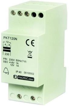 Pro-Tec Klingeltransformator PKT120N 4/8/12V, 1A (PKT120N/05105502)
