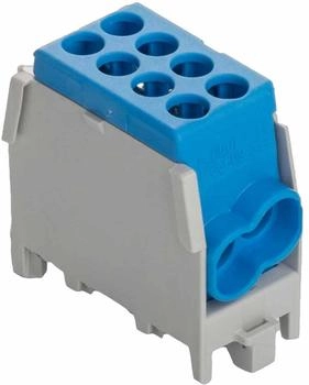 POLLMANN Hauptleitungsabzweigklemme blau 1-polig 2xEingang/2xAusgang 25mm² (2080189)
