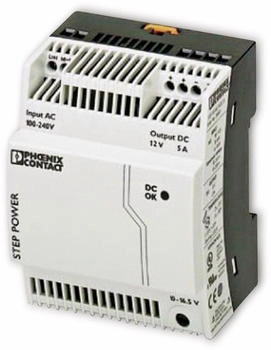 Phoenix Contact STEP-PS/1AC/12DC/5 Hutschienen-Netzteil 12V/DC 5A 60W (2868583)